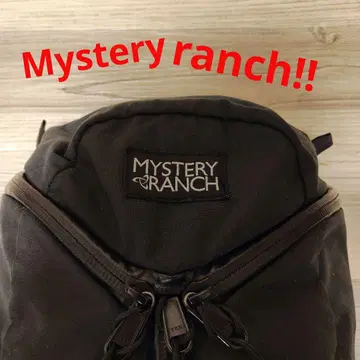 MYSTERY RANCH 블랙 백팩 중고품