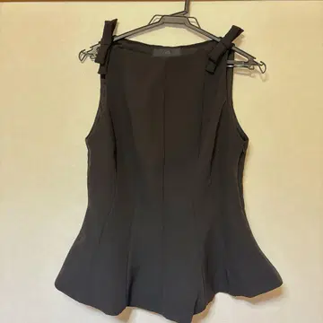 ZARA 블랙 리본 상의