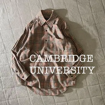 A1782 CAMBRIDGE UNIVERSITY 체크 플란넬 셔츠