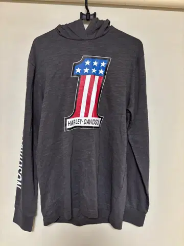 HARLEY-DAVIDSON 후드 부착 롱 T