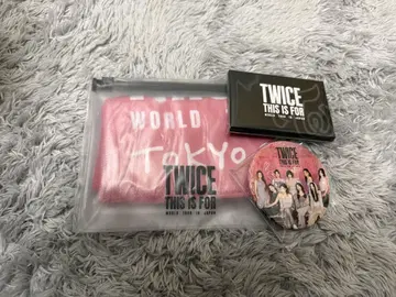 TWICE THIS IS FOR 도쿄 업그레이드 굿즈 파우치 타월