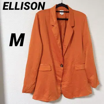 ELLISON 오렌지 싱글 버튼 자켓 [ M ] 여성용 해외 구제 의류