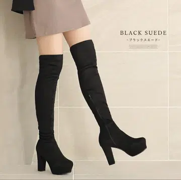 [ 유메텐보 ] 최강 슬림 레그 핏 니하이 부츠 23cm