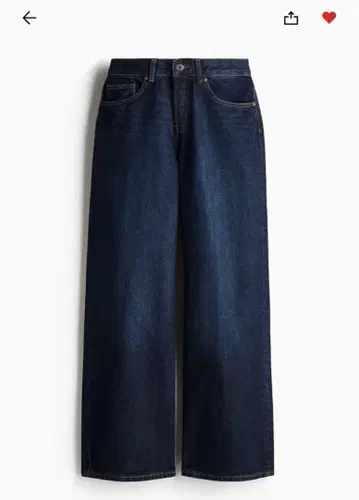 H&M 에이치앤엠 와이드 데님
