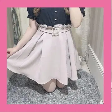 evelyn 스커트 지뢰 양산형 심플 프리 사이즈