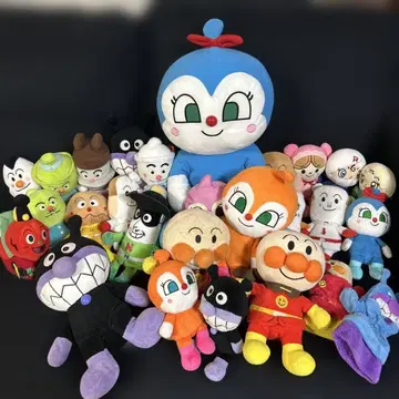 호빵맨 봉제 인형 세트 25개