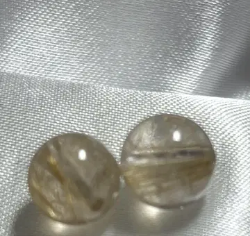 루틸 쿼츠 8.5mm 2알