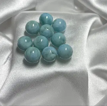 최고급 품질 라리마 단품 10알 라이트 블루 8.5mm 높은 투명도
