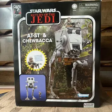 STAR WARS AT-ST & CHEWBACCA 빈티지 피규어