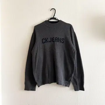 [ Calvin Klein ] 캘빈클라인 맨투맨 구제 의류 그레이 니트