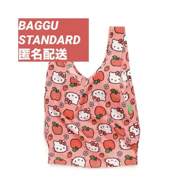 레어 새상품급 BAGGU 스탠다드 헬로키티 애플 백 산리오