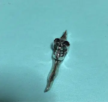 실버 스컬 해골 펜던트 탑 미사용