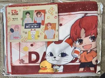 극락탕 다다단 미니 캐릭터 집합 플러스 세트 머플러 타월 엽서