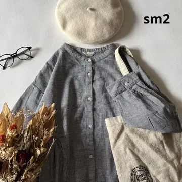 b1330* 사만사 모스모스 코튼 린넨 겨드랑이 개더 튜닉 셔츠