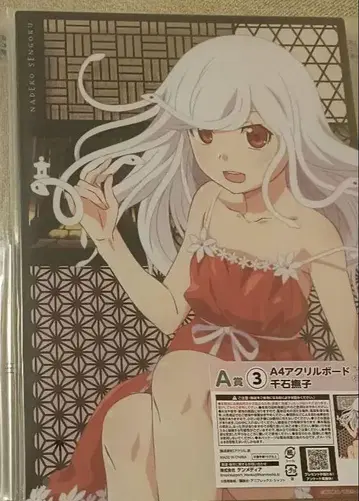 히코쿠지 이야기 오프&몬스터 시즌 A상 센고쿠 나데코 A4 아크릴 보드