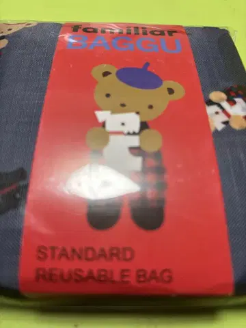 미사용 새상품 baggu 에코백 파미리아 콜라보 M