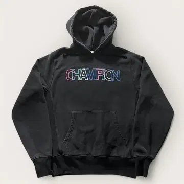 Champion 리버스 위브 후드티 자수 로고 컬러풀 레어