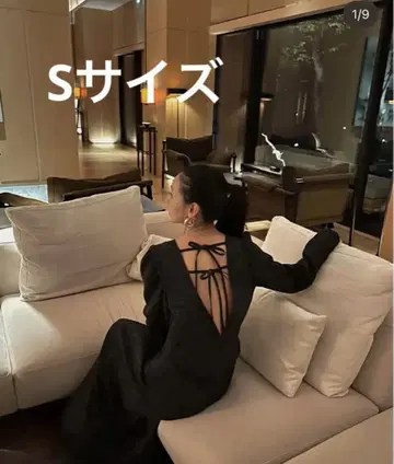 [ 새상품 ] ADORABLE BACK RIBBON TWEED DRESS