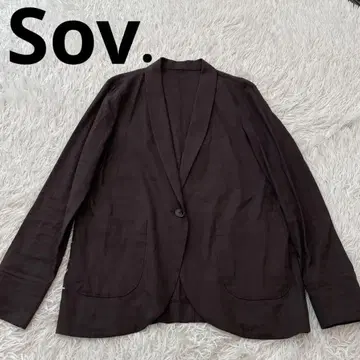 일본제 Sov. 테일러드 자켓 린넨 코튼 36