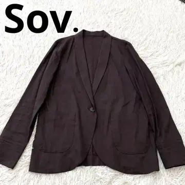 일본제 Sov. 테일러드 자켓 린넨 혼방 36