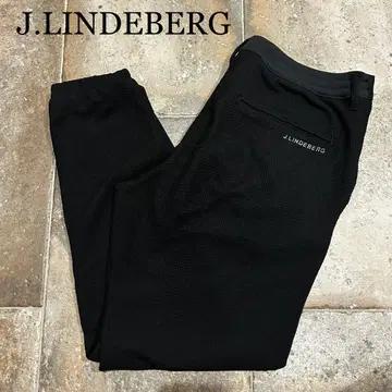 J.LINDEBERG 리브 부착 조거 팬츠 스트레치 남성용 사이즈 85
