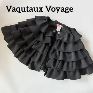 Vaqutaux Voyage 비치 타운 드레스 프릴 볼레로