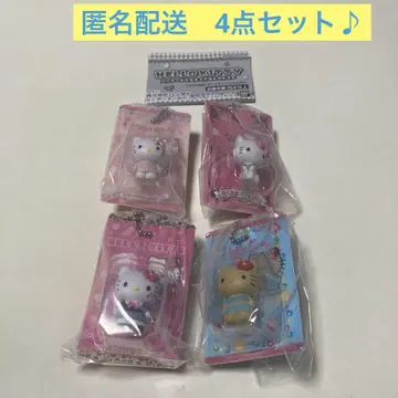 헬로키티 패키지 미니어처 컬렉션 4종 세트
