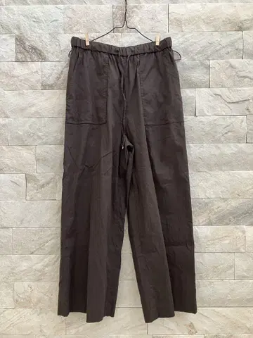 드레스터리어 DRESSTERIOR 워셔블 린넨 이지 와이드 팬츠