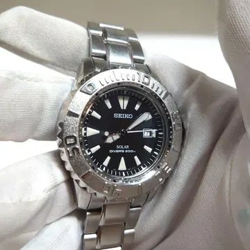 컨디션 최상 세이코 프로스펙스 V145-0CC0 다이버즈 솔라