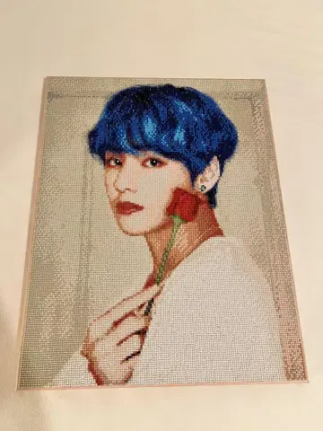 BTS 큐빅 페인팅 (공식 제품) 태현 완성품
