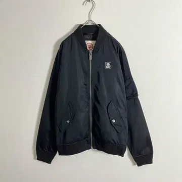 FRANKLIN & MARSHALL MA-1 플라이트 자켓 블랙