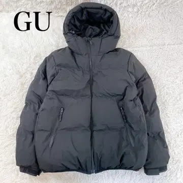 컨디션 최상 GU 지유 히트 패디드 블루종 블랙 M 후드 부착