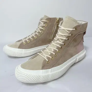 새상품 SPINGLE MOVE 하이컷 스니커즈 스웨이드 사이드 지퍼