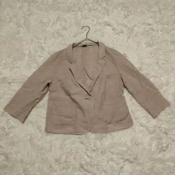 팰리시 린넨 코튼 자켓 겉옷 긴팔 린넨 면 심플 봄/가을