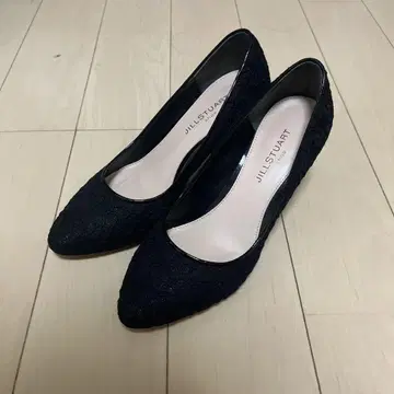 여성용 펌프스 JILL STUART 질스튜어트 레이스 블랙
