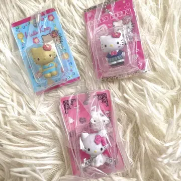 HELLO KITTY 패키지 미니어처 컬렉션 3개 세트