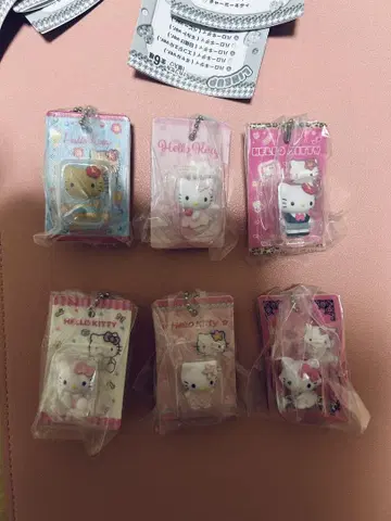 헬로키티 패키지 미니어처 컬렉션 컴플리트 전 6종