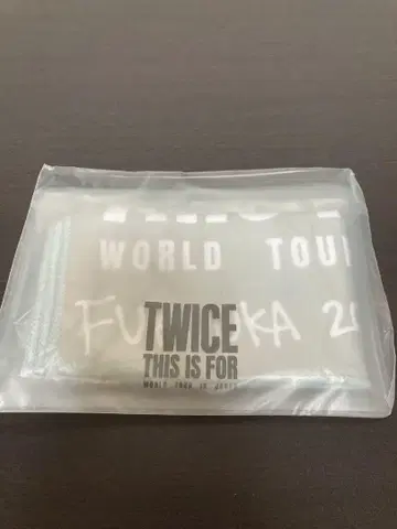 TWICE THIS IS FOR 후쿠오카 업그레이드 혜택 쿨 타월