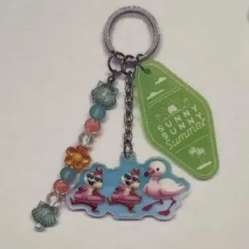 디즈니 서니서니썸머 키체인 칩과 데일
