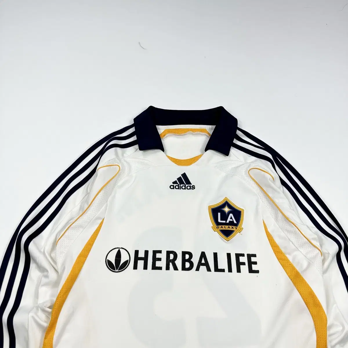 00s adidas \"ベッカム LA GALAXY\" 2008-09 LA Galaxy adidas Home Shirt Beckham #23 M 206710