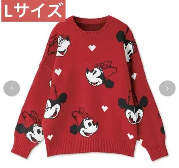 [ 완판템 ] Disney 아베일 미니 마우스 스웨터 L 사이즈
