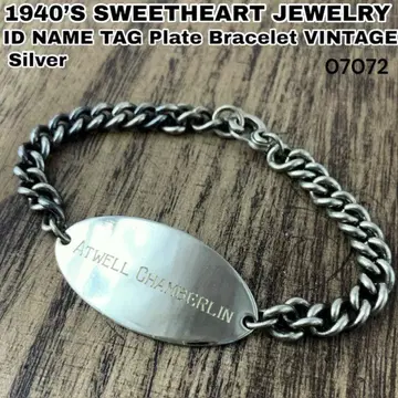 WW2 스위트하트 주얼리 ID 팔찌 실버 925 1