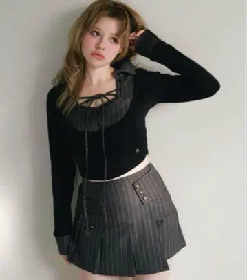 andmary Robin girls 세트업 그레이 S 사이즈