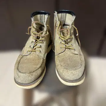 Red Wing 스웨이드 워크 부츠 베이지 사이즈 7 1/2E