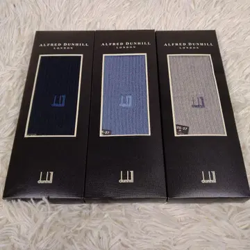 택 포함 박스 포함 dunhill 양말 3세트 25~27cm