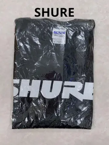 SHURE 슈어 기업 로고 반팔 셔츠 M 사이즈 새상품