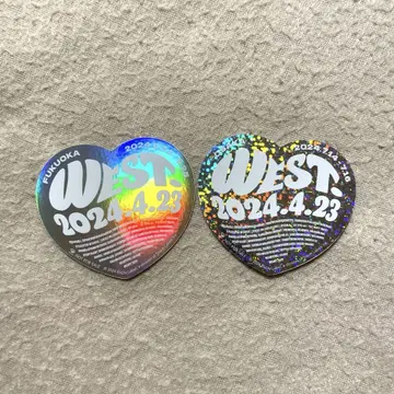 [ 오사카 후쿠오카 ] WEST. AWARD 돔 투어 스티커 2개 세트