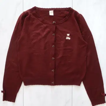 미사용 시크릿허니 곰 가디건