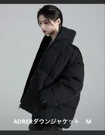 ADRER 다운 자켓 블랙