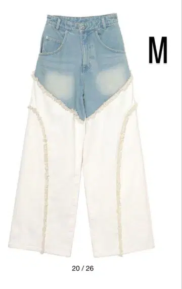 Meltthelady switched denim pant